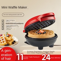Mini gaufrier électrique et machine à sandwich Équipement de petit-déjeuner domestique transfrontalier Gaufrier