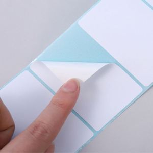 Étiquette de code-barres personnalisée en usine, taille 60*40, vierge, thermique directe, pour entrepôt, avec code QR et code-barres UPC, en rouleau - Product Image 4