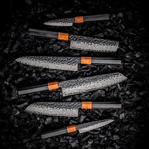 Couteau à éplucher en acier Damas de qualité supérieure, couteau utilitaire de style japonais, manche en bois de luxe pour éplucher, trancher les fruits et légumes - Product Image 3