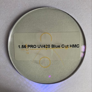 HENG MAO 1.56 bifokal ilerici mavi kesim reçine optik lensler sert kaplama ile iki parçalı tasarım süper net - Product Image 4