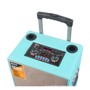 <span class=keywords><strong>PartyBox</strong></span> inalámbrico portátil Boombox Super Bass RGB LED Iluminación Batería Power-Blue Tooth Trolley Altavoces para fiestas de graves profundos - Product Image 5