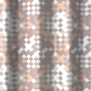 Cortina de ducha de tela de 2 caras 180 x 200 cm modelo Beige Fragment - Product Image 1