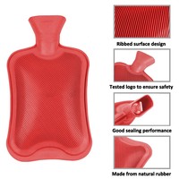 Großhandel Hersteller Günstige Wiederverwendbare Gummi-Wärmflasche mit Weihnachtlichem Strickbezug Bestseller Geschenk