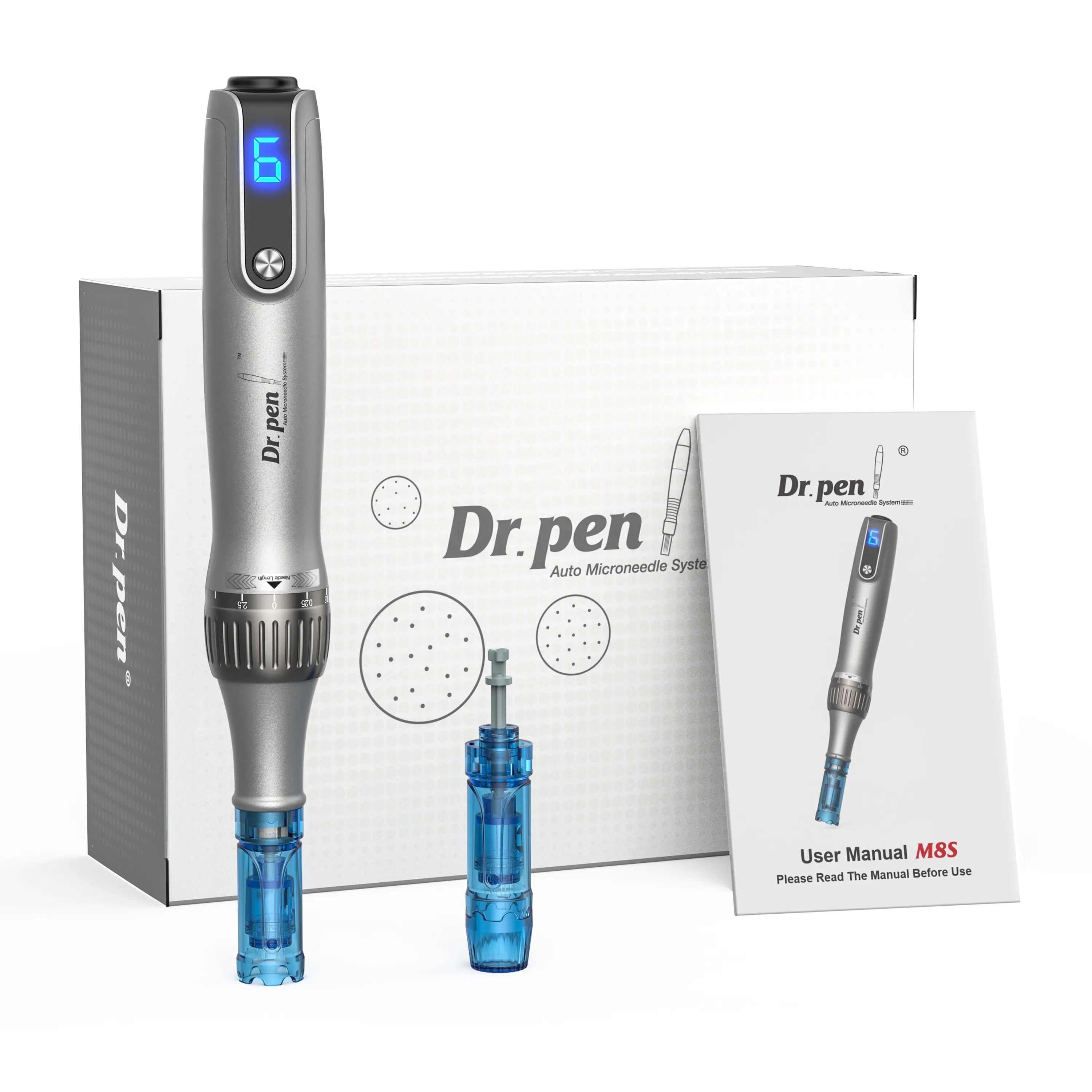Электрическая Дерма-ручка dr.pen m8s микроигольная ручка для морщин, шрам, уход за лицом, косметическое устройство