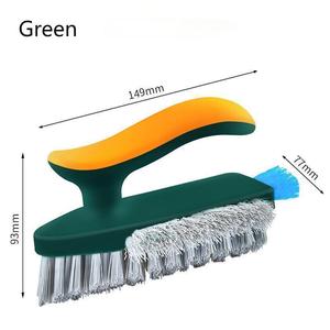 Hot Sell V Shape Plastic Bathroom Corner Scrubber Toilet Household Kitchen Crevice Floor <strong>Hand</strong> Hold Gap Cleaning <strong>Brush</strong> - Product Image 5