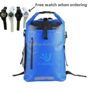 DRYBAG Roll Top Waterproof Backpack 45L Floating Dry Backpack Waterproof Dry Bag Backpack Water Sports