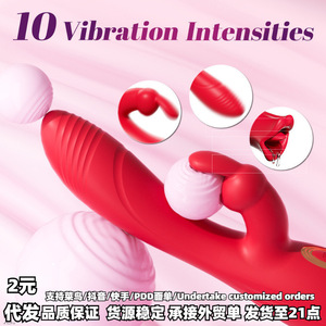 เครื่องสั่นกระต่ายแบบเลียปาก 10 โหมดสั่นสะเทือนหลายความถี่ - Product Image 2