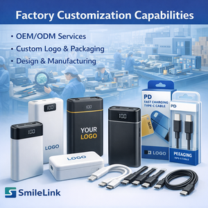 בנק כוח חדש 25000mAh 100W טעינה מהירה כבל מובנה סוללה גדולה חיצונית מטען נייד לטלפון מחשב נייד - Product Image 5