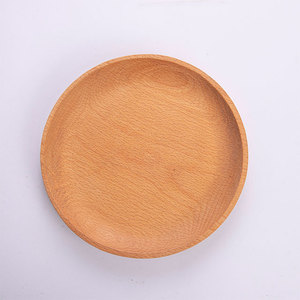 Plato de Madera de Haya Natural de 19 cm, Redondo, para Servir Postres y Desayunos, a Precios Excepcionales - Product Image 4