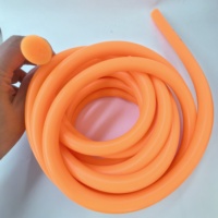 Queenlife Bandes de résistance en silicone haute élasticité pour entraînement de force et lutte, 30-70 kg, 5 mètres de long