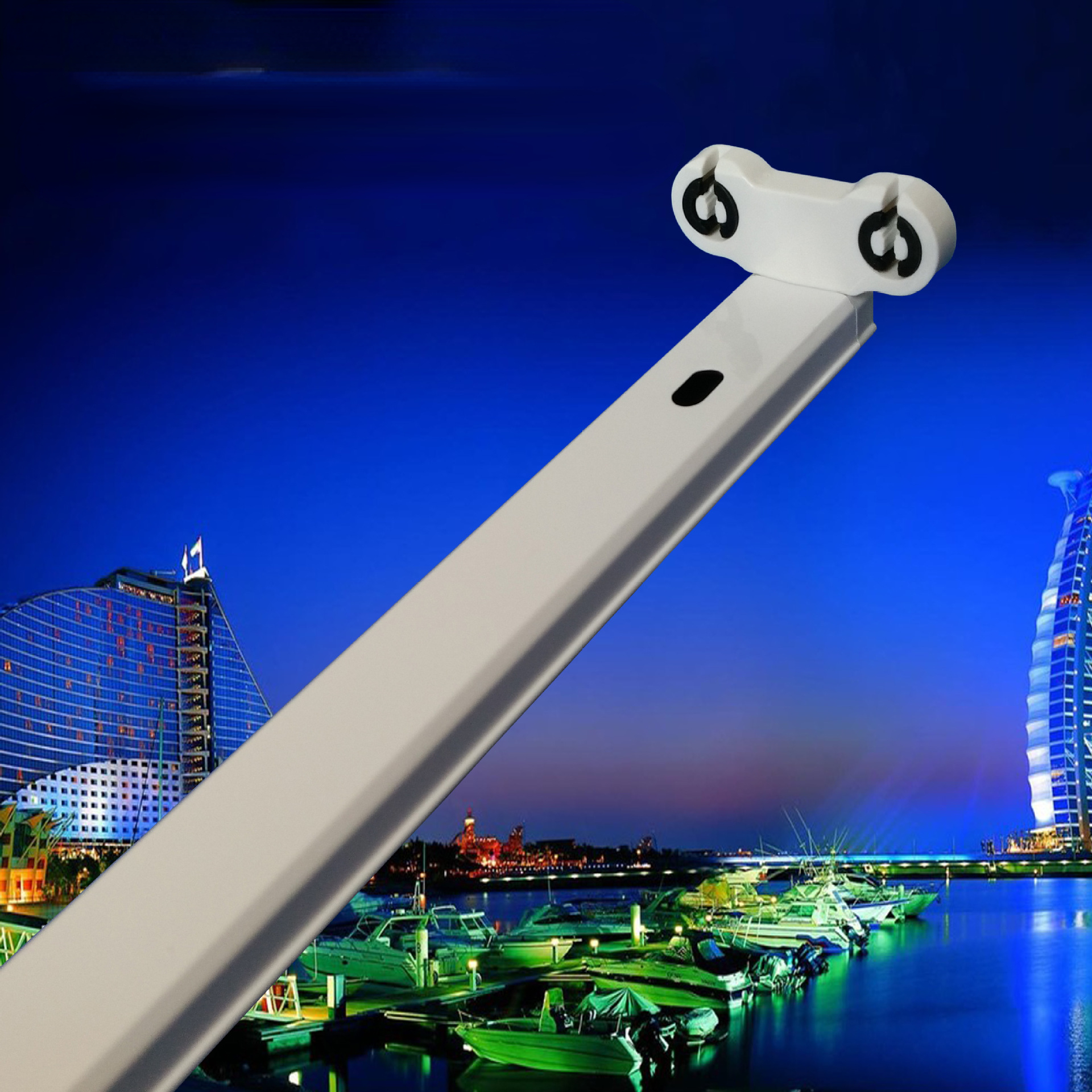 G13 Lamp Holder - Boyid BTF40W T8 Tube Light Fixture PC Material Industrial Lighting