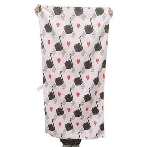 Tùy chỉnh một mặt kỹ thuật số in sợi nhỏ khăn tắm nhanh khô nước thấm khăn bãi biển cho thể thao dọc khăn - Product Image 5