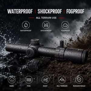 Mira Telescópica TYPHON SPECPRECISION 1-8X24 True 1x FFP LPVO |   Vidrio de Ultra Baja Dispersión ED |   Óptica de Caza Resistente al Agua y a los Golpes - Product Image 4