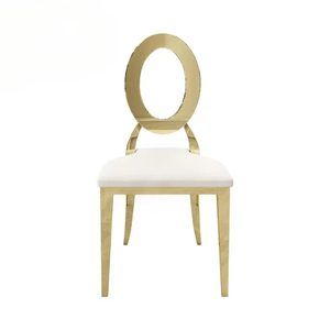 Chaises de luxe en or pour réception de mariage, événement, banquet, fête en plein air, mariage
