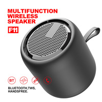Vente en gros Mini portable sans fil pour haut-parleur Bluetooth Caisson de basses RVB Armoire en métal plastique pour les fêtes en plein air Certifié ROHS