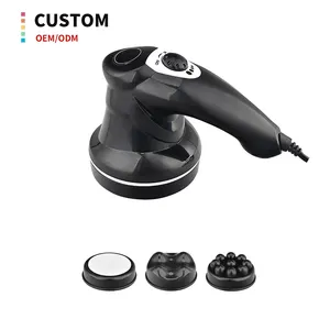 Electric Handheld Body Massager Vibration Neck Massage Hammer With 4 Modes For Muscles Relax