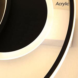 ไฟเพดาน LED สไตล์โมเดิร์นขายดีสำหรับบ้านบ้านบ้านพร้อมสวิตช์ไฟสามสีขาว - Product Image 4