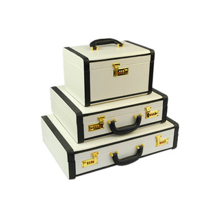 Tùy chỉnh bán buôn PU da lưu trữ Hộp Mỹ phẩm vali và trường hợp du lịch cho phụ nữ - Product Image 1