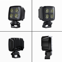 Phare de travail LED tout-terrain 4 pouces à faisceau large IP69K 12V 24V pour 4x4, camion, VTT, tracteur, remorque
