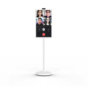 27 32 Inch Floor Standing Online Live TV Streaming Broadcasting Android Screen