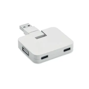 Square-C <b>USB</b> <b>hub</b> <b>4</b> <b>ports</b> custom gadgets - Product Image 2