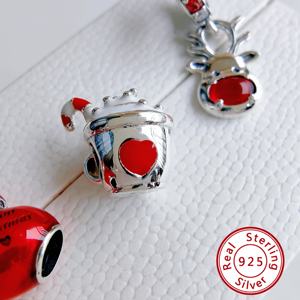 Venta al por Mayor de Dijes Redondos Modernos HaYa PAN-20 con Cierre para Pulseras, Plata de Ley 925, Joyería Original, Dijes Navideños para Pulsera - Product Image 3