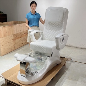 Kisen Vintage Cheap Foldable Massage Spa Pedicure <b>Chair</b> on Platforms Fast Delivery for Beauty Spa Salon Furniture - Product Image 5
