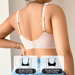 <span class=keywords><strong>Reggiseno</strong></span> Sportivo Estivo Traspirante Plus Size da Donna, Riduzione del Seno Grande, Push-Up Morbido, Anti-Cedimento, Senza Ferretto, Senza Cuciture, per Allenamento Quotidiano - Product Image 2