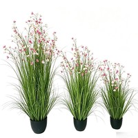Plante artificielle d'oignon en pot pour décoration intérieure, en plastique, idéale pour les fêtes