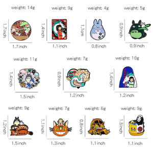 Mixte Miyazaki Hayao Anime <span class=keywords><strong>Totoro</strong></span> No Face Man Spirited Away <span class=keywords><strong>Studio</strong></span> Ghibli Pin - Product Image 3