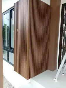 Revestimiento de Pared Exterior WPC 100% Reciclado, Panel de Madera 3D para Decoración Exterior de Casas - Product Image 6