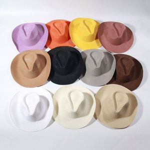 Sombrero de Vaquero de Papel con Borde Enrollado, Colorido, Vintage, Unisex, Ecológico, para Viajes al Aire Libre, con Logotipo Personalizado - Product Image 3
