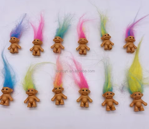 Muñeco Troll <span class=keywords><strong>de</strong></span> 3 cm, <span class=keywords><strong>de</strong></span> un solo color, divertido juguete para niños, figura <span class=keywords><strong>de</strong></span> miembros <span class=keywords><strong>de</strong></span> la familia, figuras <span class=keywords><strong>de</strong></span> juguete, muñecos feos vintage. - Product Image 2