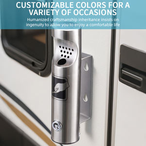 Cendrier absorbant la <span class=keywords><strong>fumée</strong></span> Corbeille à cigarettes murale en acier inoxydable Cendrier d'extérieur Réceptacle Cigarettes Mégots Bacs muraux - Product Image 3