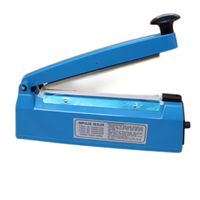Machine manuelle d'emballage de film plastique pour sac feuille d'aluminium papier thermoscelleuse à impulsion 300mm