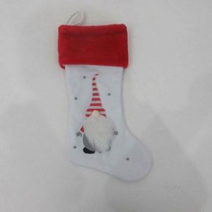 New Arrival Plush Stockings With Embroidery Faceless Doll Wholesale Gift Candy Bag Christmas <b>Socks</b> - Product Image 3
