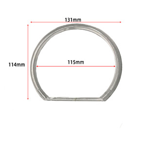 Nueva condición CCFL131 * 4 lámpara automática Ojo de Ángel apertura tubo de neón 12V para <span class=keywords><strong>BMW</strong></span> <span class=keywords><strong>E36</strong></span> E39 E46 E38 semicircular para ojo de Ángel - Product Image 3