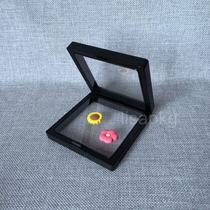 Tùy Chỉnh Màu Đen Nhỏ Vuông Hiển Thị Rõ Ràng Acrylic Hộp Đồ Trang Sức Cho Vòng Bông Tai Vòng Cổ Vòng Đeo Tay Bangle - Product Image 2