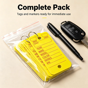 Étiquettes de sécurité en plastique autobloquantes, scellés de câble jetables anti-effraction pour l'identification des équipements, des bagages et des stocks - Product Image 5