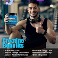 Gummies de créatine monohydrate à marque privée – Complément pré-entraînement pour hommes – Boost d'énergie