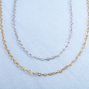 Collier ras du cou chic fait main en acier inoxydable avec chaîne à maillons en forme de cœur ajouré pour femmes et hommes, accessoires de fabrication de bijoux - Product Image 5