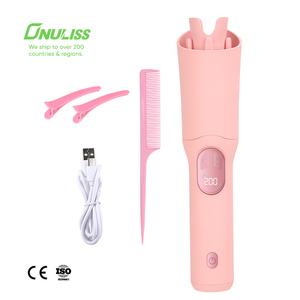 Fer à Boucler Automatique Sans Fil Rotatif à 360 Degrés pour Boucles Rapides, Kit Professionnel de Coiffure avec Options Multicolores – Prix de Gros - Product Image 1