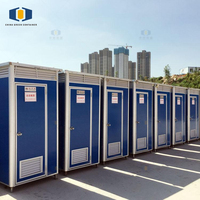 Solution de conception graphique CGCH : Toilettes mobiles préfabriquées modernes et portables pour l'extérieur