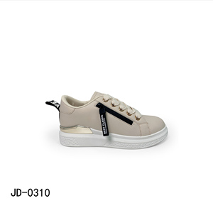 Zapatos planos para caminar, <span class=keywords><strong>zapatillas</strong></span> <span class=keywords><strong>de</strong></span> <span class=keywords><strong>deporte</strong></span> con cordones <span class=keywords><strong>de</strong></span> moda superior <span class=keywords><strong>de</strong></span> PU, comodidad suave, decoración con cremallera, zapatos informales para mujer - Product Image 2