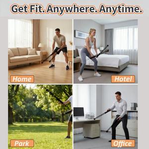 Cuerda de Batalla sin Cuerda, Portátil y Compacta, para Entrenamiento Cardiovascular, de Fuerza y Tonificación de Brazos - Product Image 6