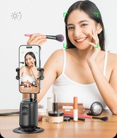 Soporte de Transmisión en Vivo para Teléfono Móvil y Escritorio PYJ P05 con Seguimiento de IA, Rotación Automática de 360 Grados, Seguimiento Facial y Control por Gestos