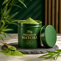 Thé vert matcha biologique japonais en poudre de qualité cérémoniale en gros sous marque privée avec emballage OEM, idéal pour le matcha latte