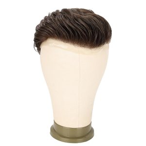 Toppunique tul22 chất lượng tóc con người Đức ren toupee hệ thống nhà máy mới giá bán buôn của nam giới không có phẫu thuật sợi tóc thay thế - Product Image 3