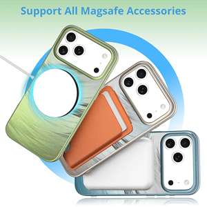 Soonleader Premium IMD Design Couleurs Mobile Case Antichoc Microfibre Liner Mobile Phone Cover pour iPhone 17 Pro Max Real <span class=keywords><strong>Touch</strong></span> - Product Image 5