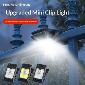 Đèn LED cảm biến chuyển động năng lượng mặt trời <span class=keywords><strong>2026</strong></span> nhỏ gọn, chống nước IP67, dùng ngoài trời, sân vườn, cắm trại, câu cá, hàng rào, tường, ban công - Product Image 2